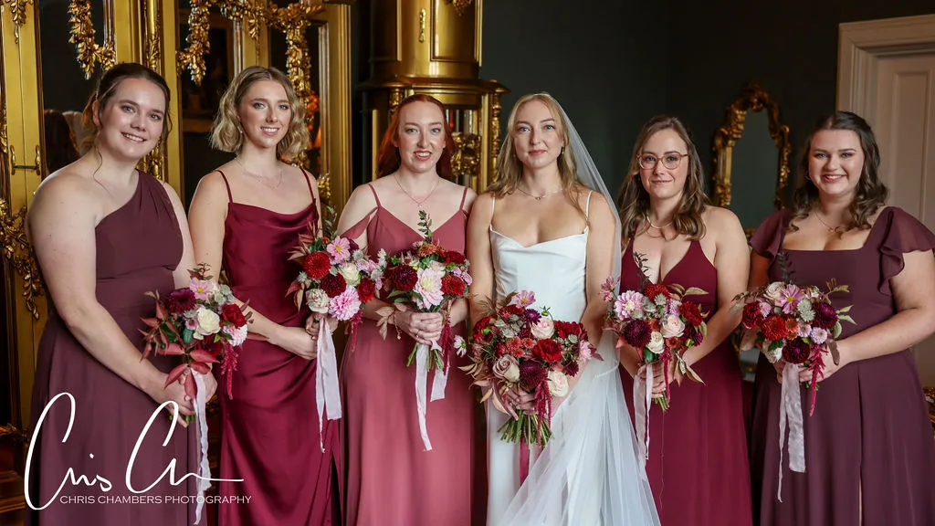 Seasonal wedding flowers