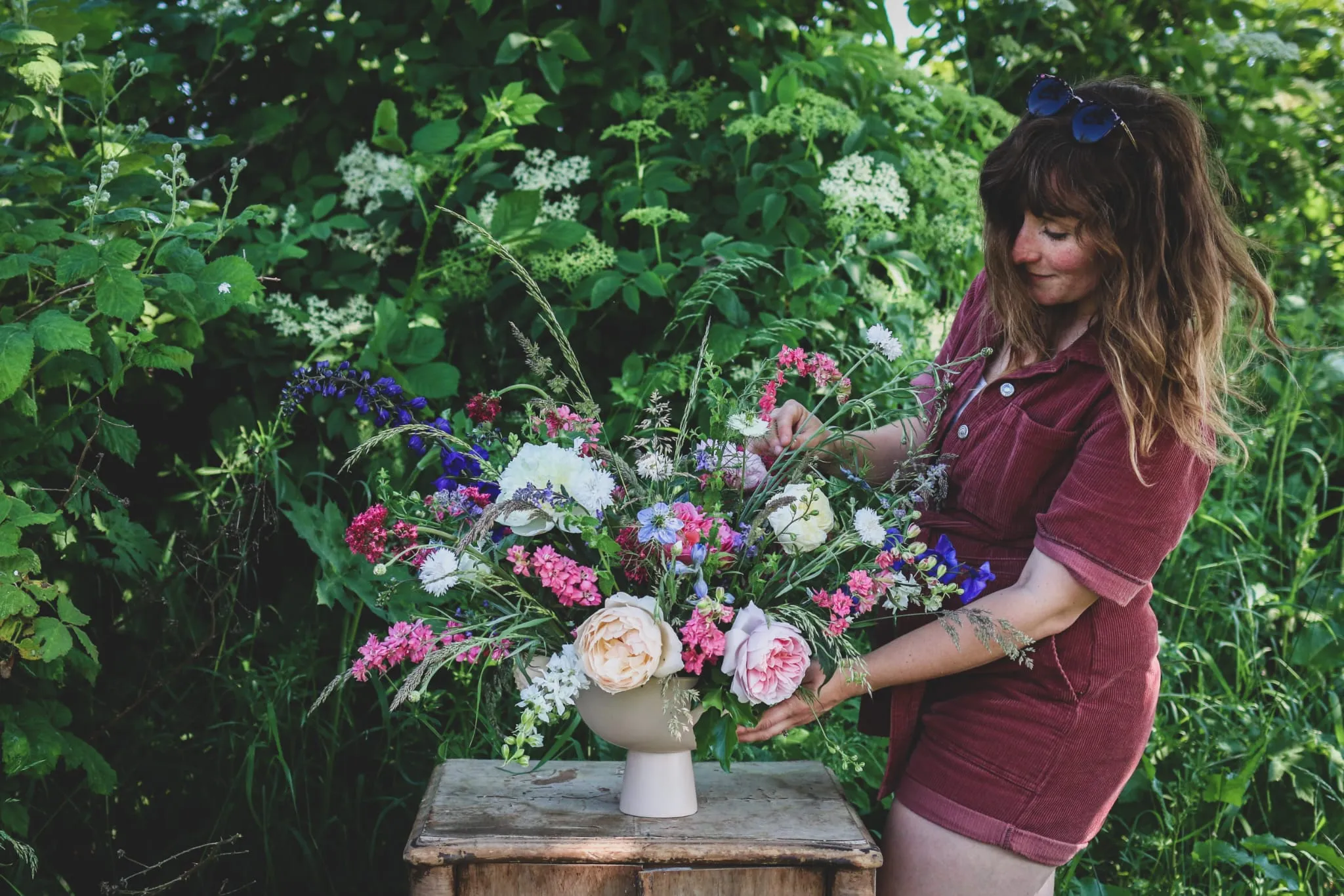 Seasonal wedding flowers