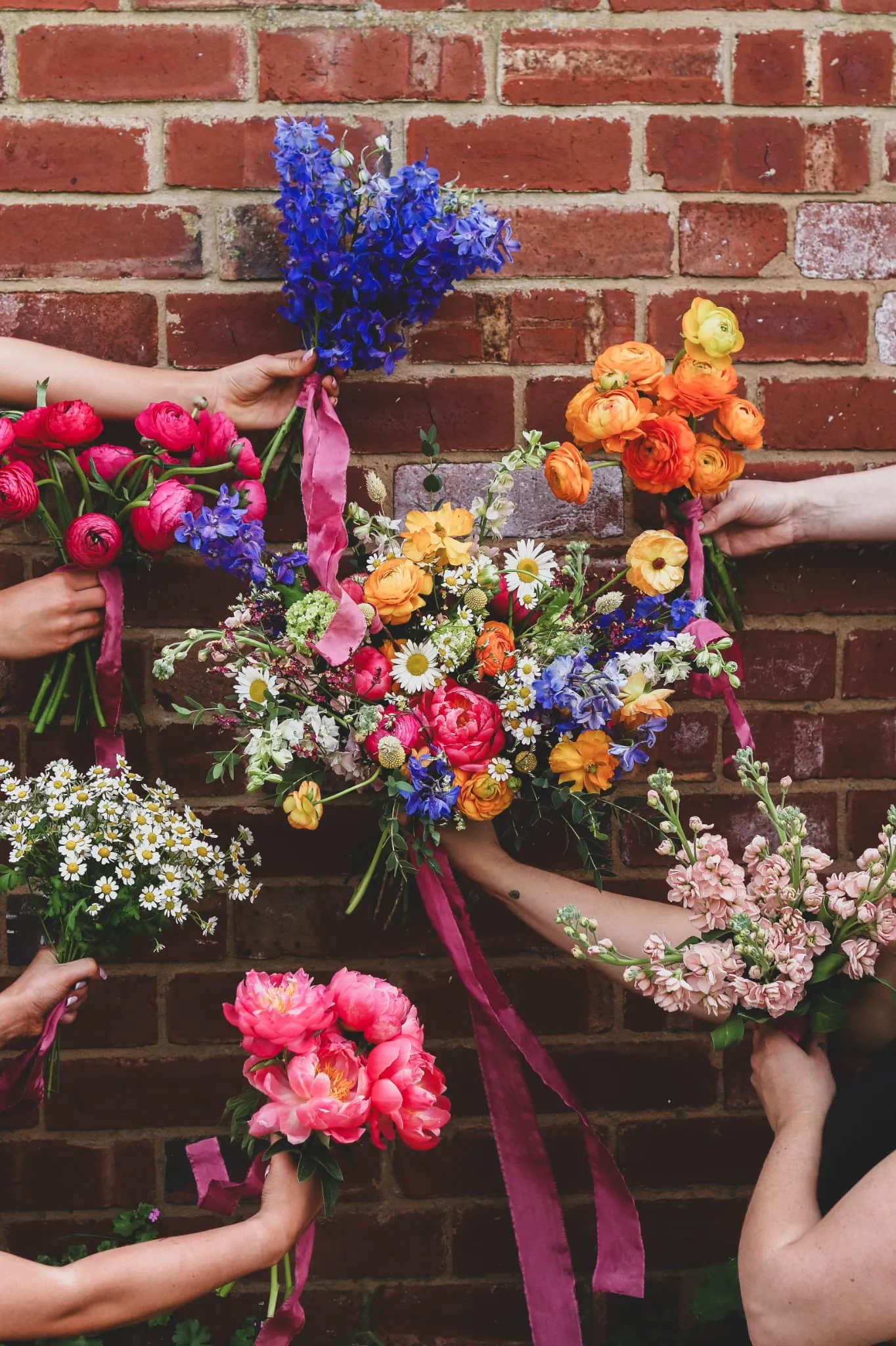 Seasonal wedding flowers