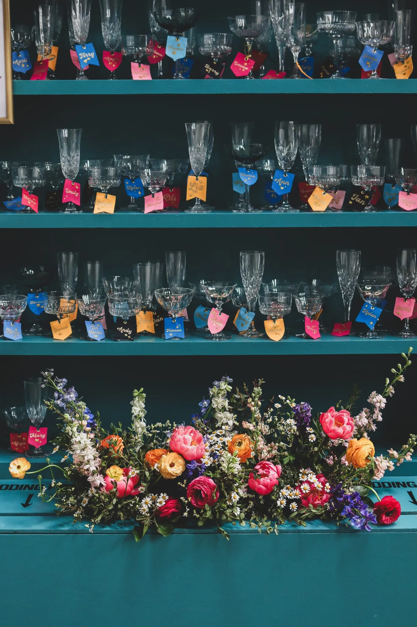 Seasonal wedding flowers