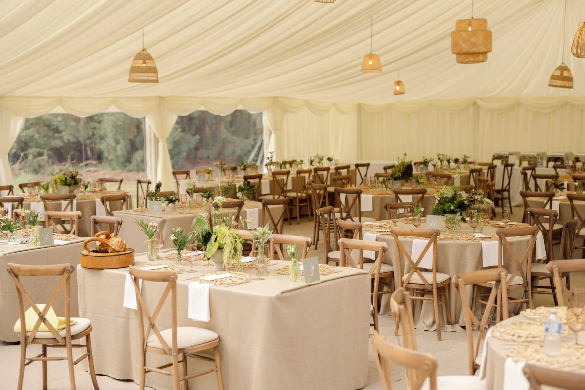 Seasonal wedding flowers