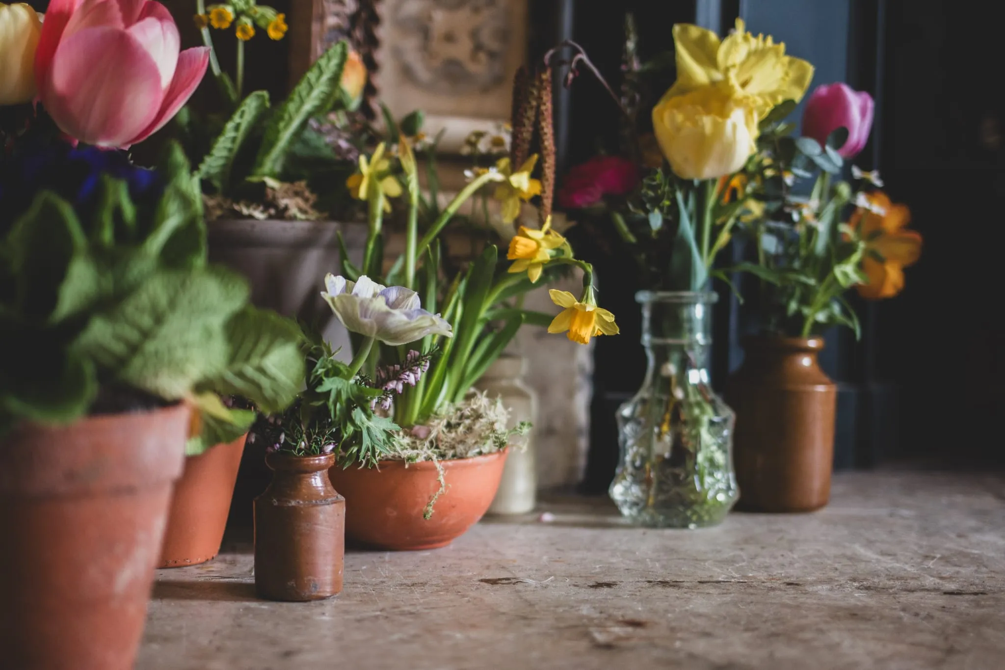 Seasonal wedding flowers