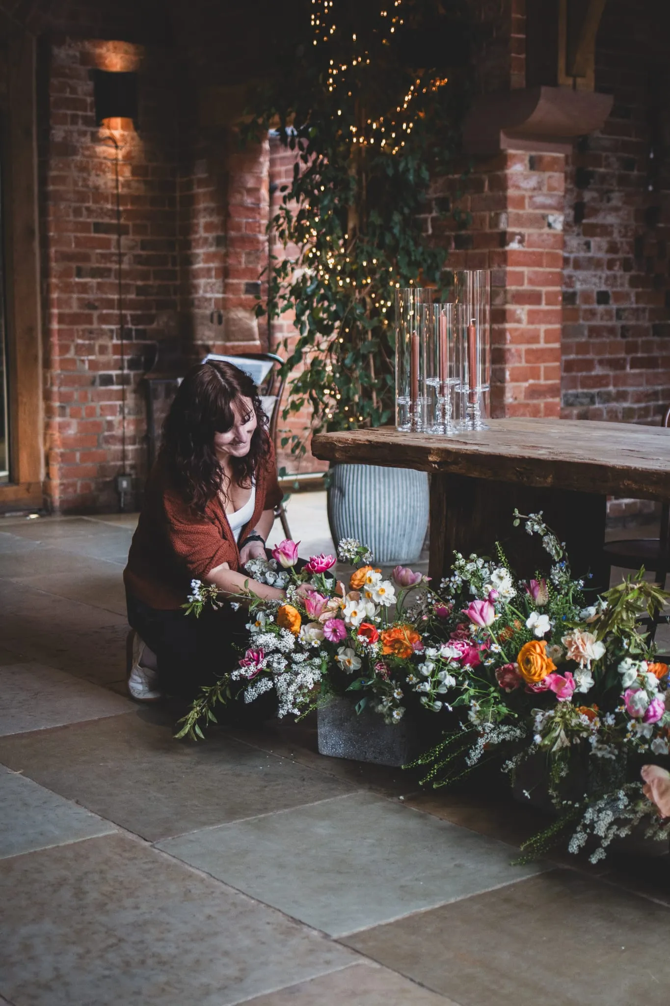 Seasonal wedding flowers