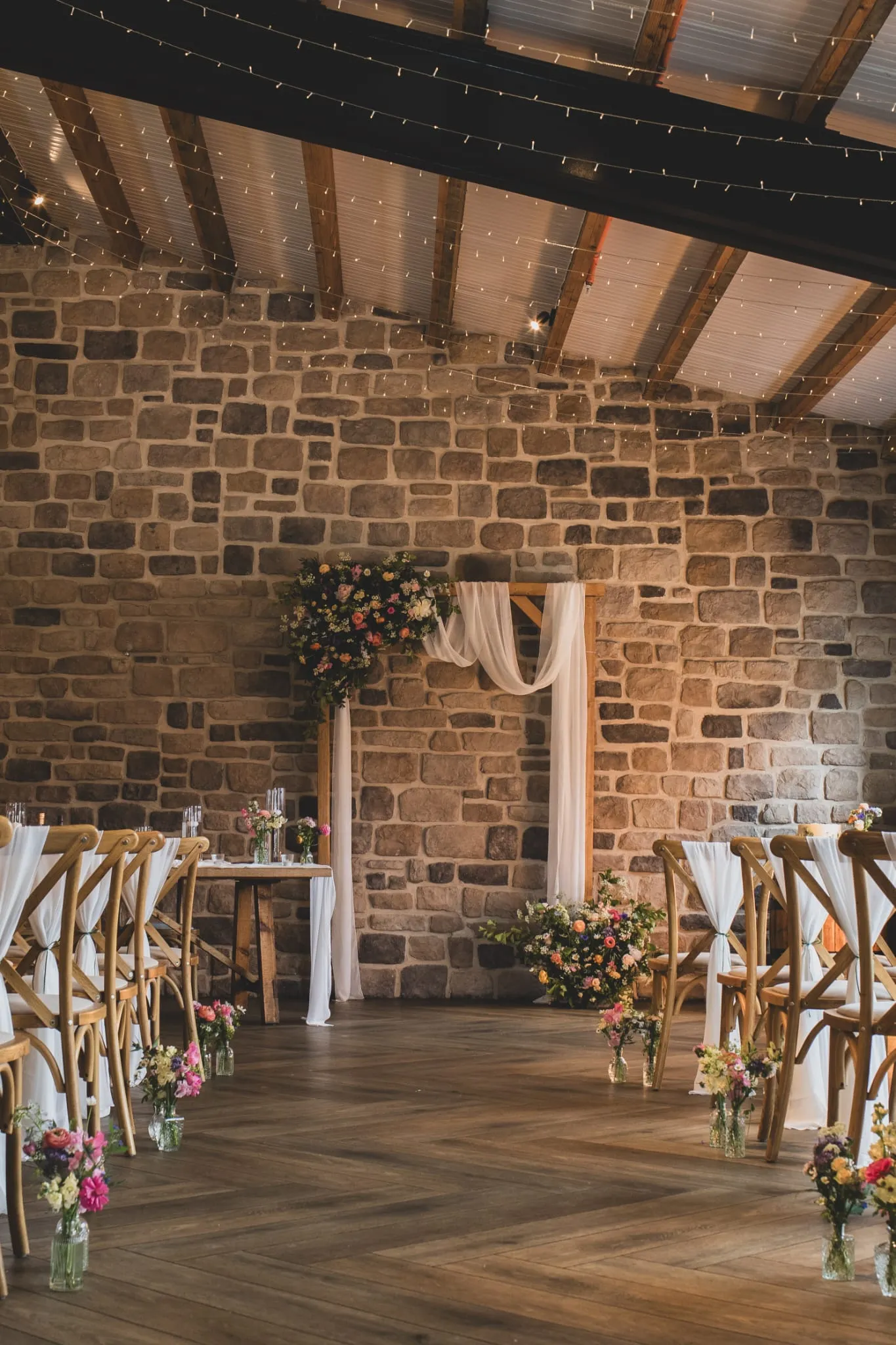 Seasonal wedding flowers