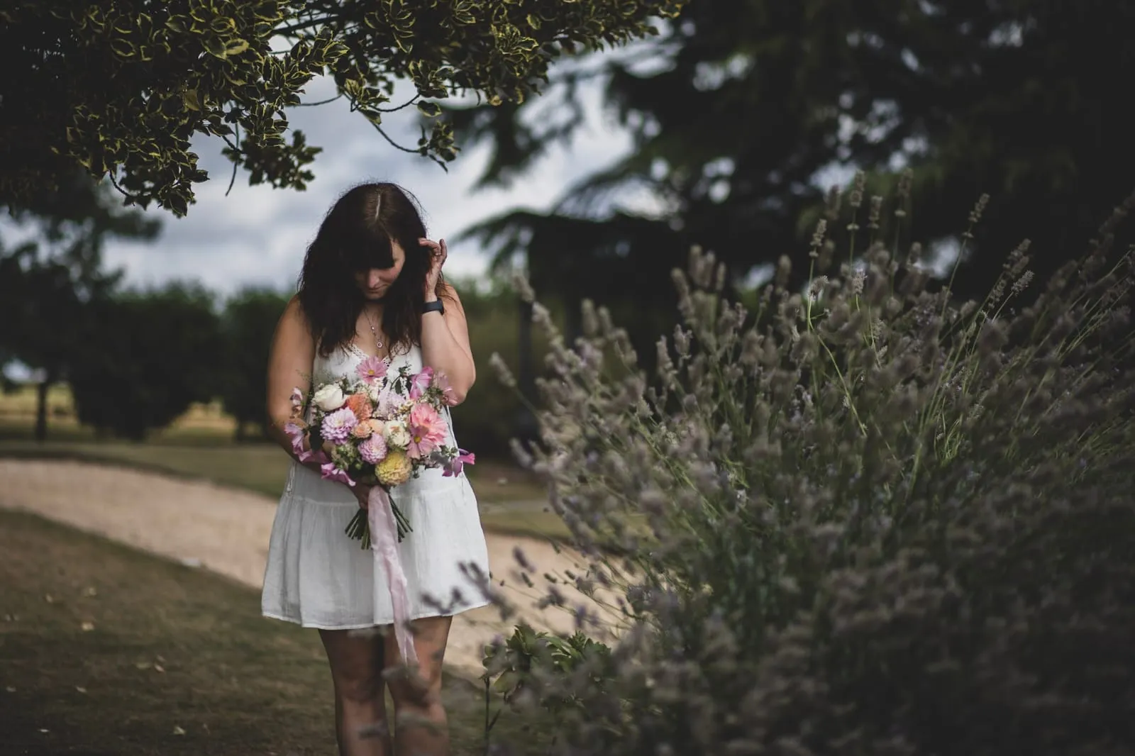 Seasonal bridal bouquet