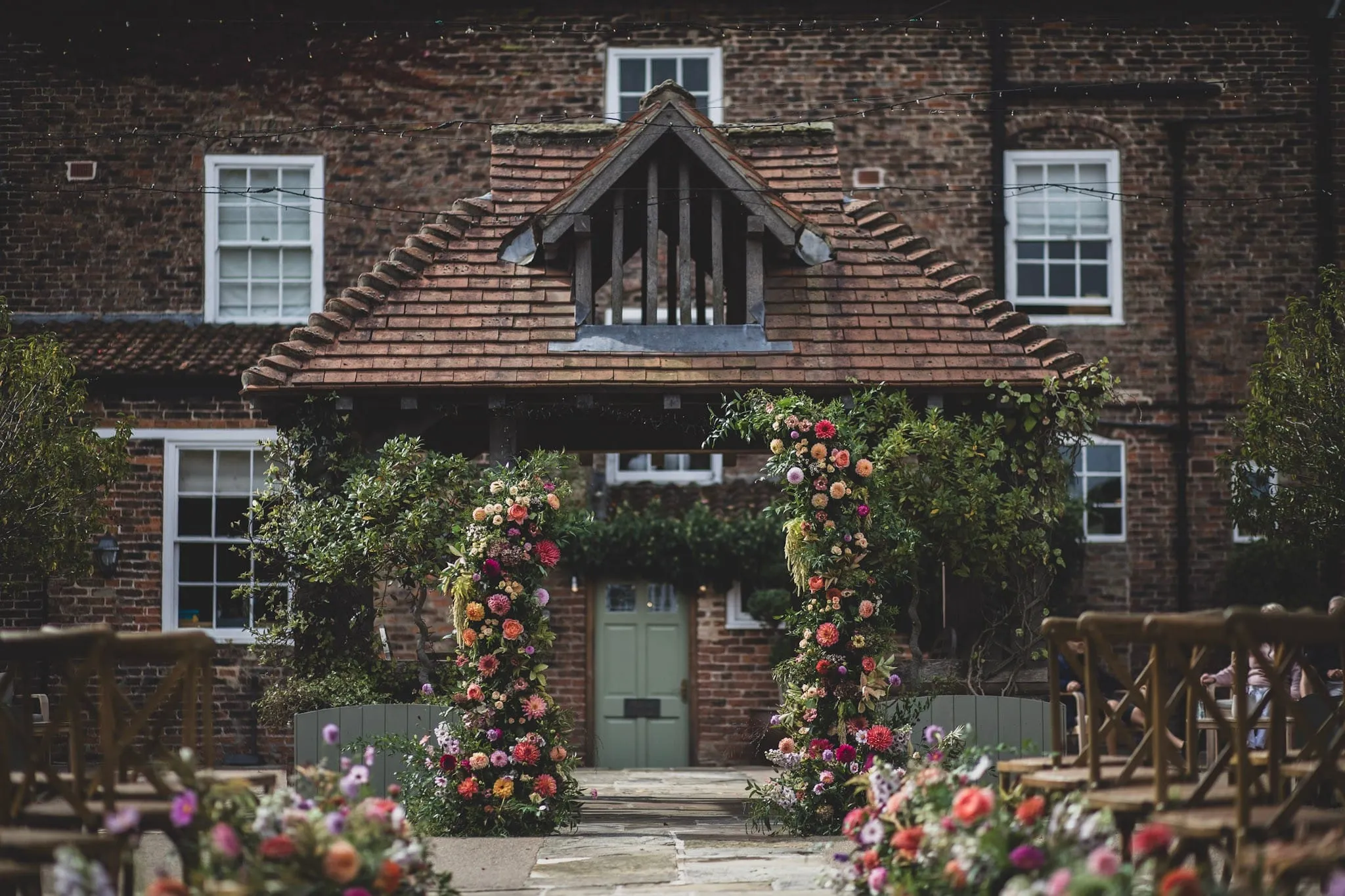 Seasonal wedding flowers