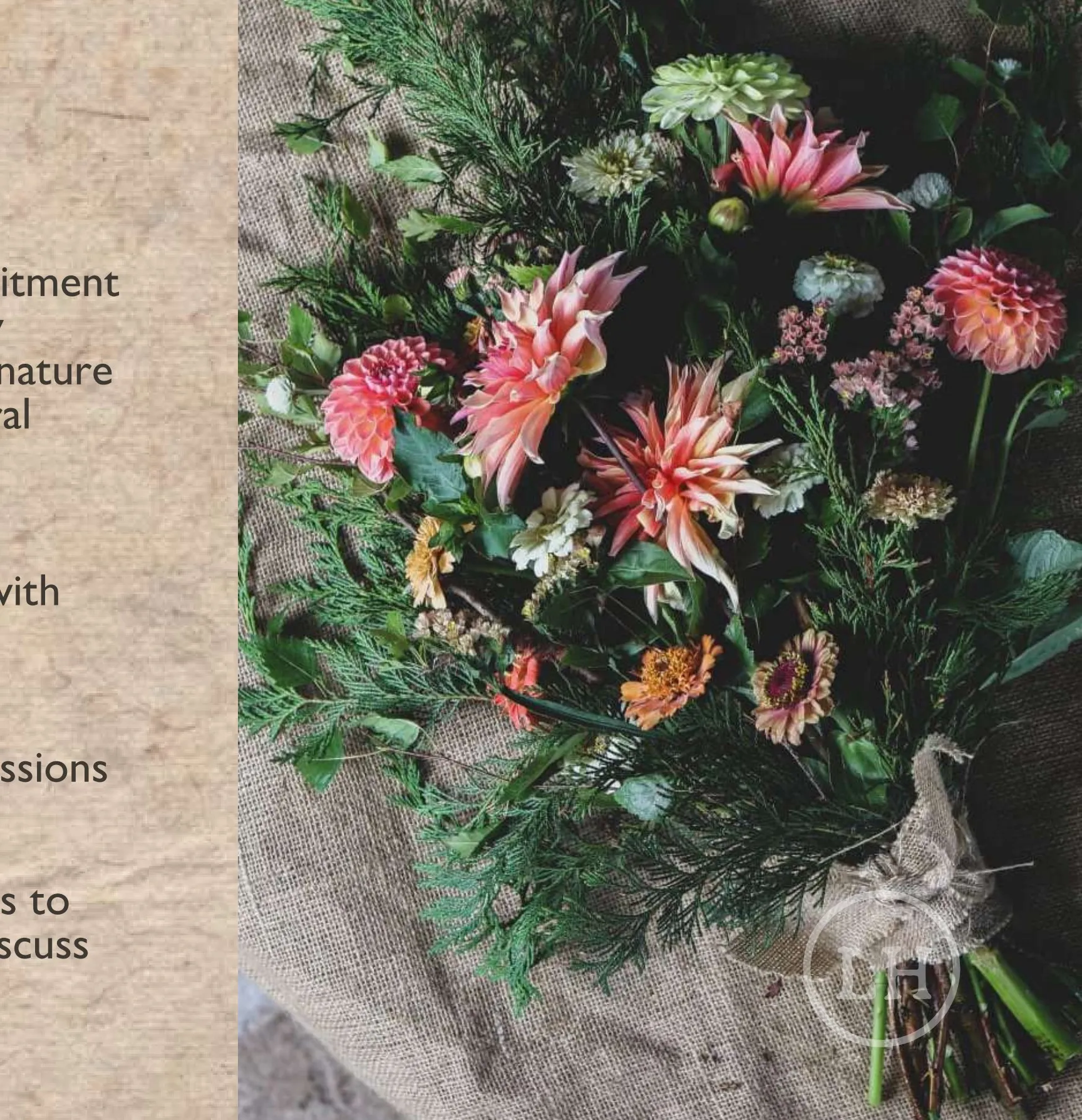 Compostable funeral sheaf