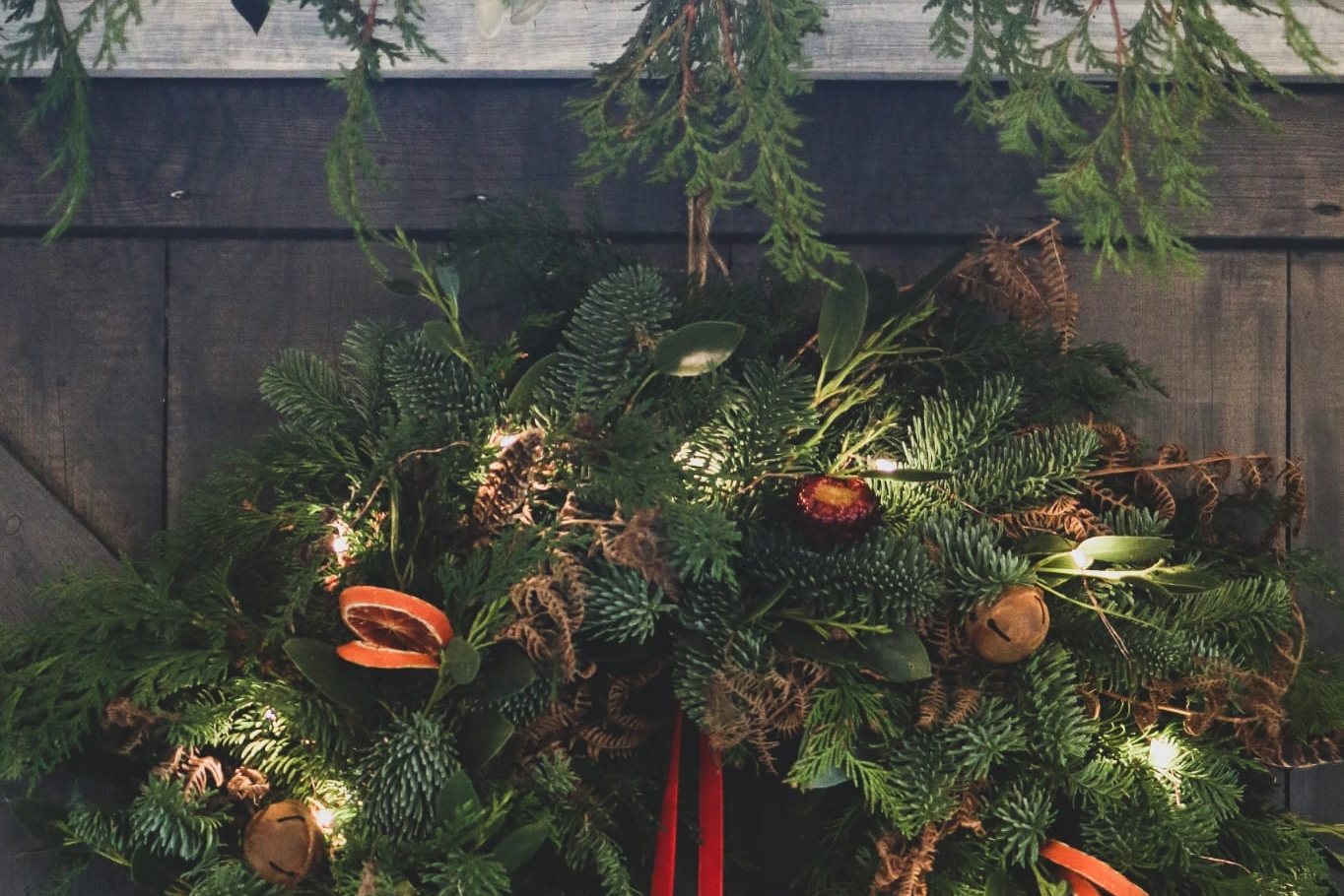 Christmas wreath workshop at Lady Margaret Hall